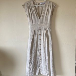 Linen Petal & Pup Dress